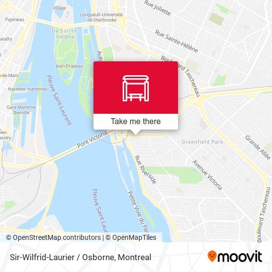 Sir-Wilfrid-Laurier / Osborne map