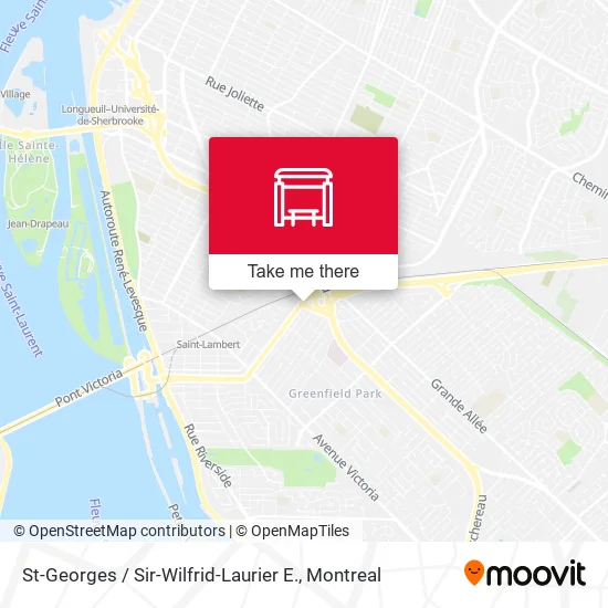 St-Georges / Sir-Wilfrid-Laurier E. map