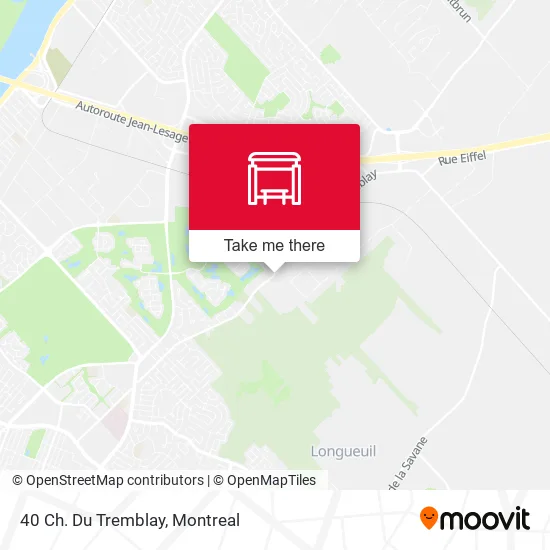 40 Ch. Du Tremblay map