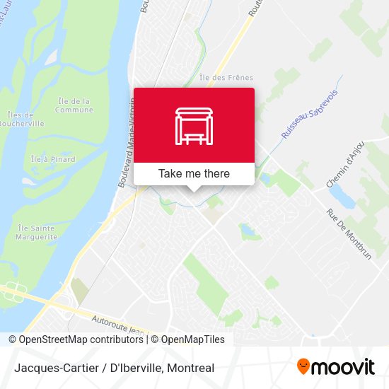 Jacques-Cartier / D'Iberville map