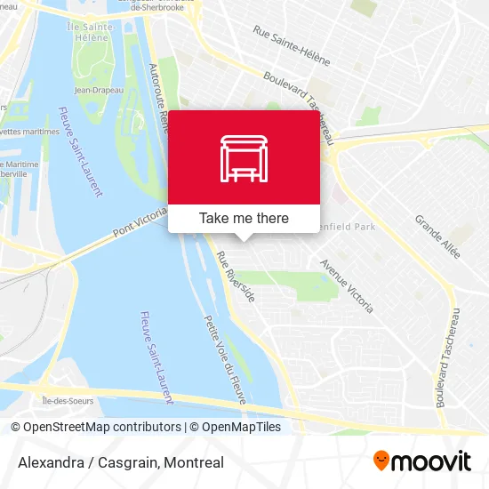 Alexandra / Casgrain map