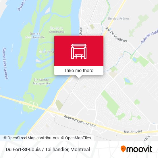 Du Fort-St-Louis / Tailhandier map