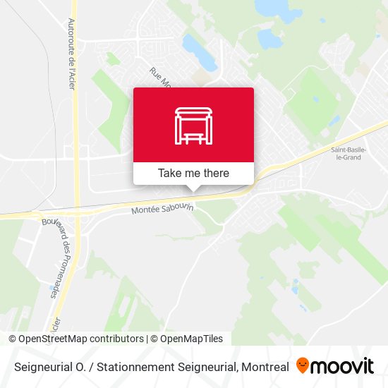 Seigneurial O. / Stationnement Seigneurial map
