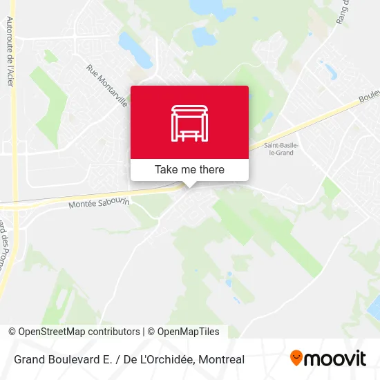 Grand Boulevard E. / De L'Orchidée map