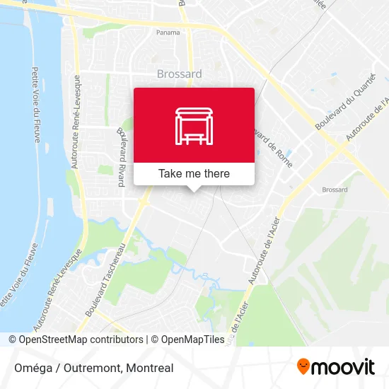 Oméga / Outremont map