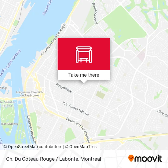 Ch. Du Coteau-Rouge / Labonté map