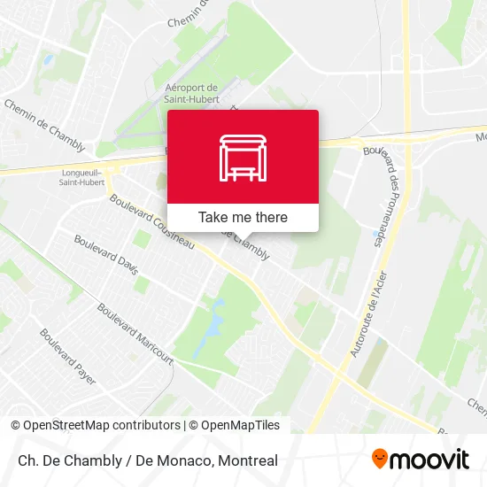 Ch. De Chambly / De Monaco map