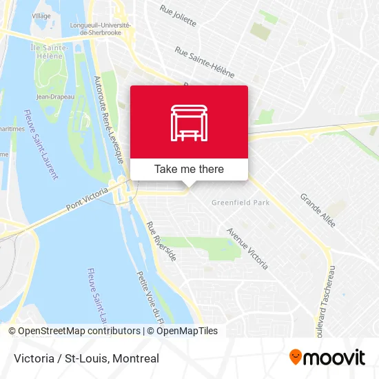 Victoria / St-Louis map