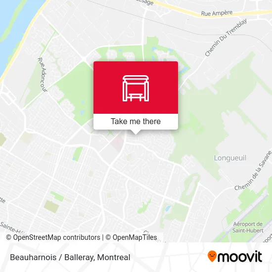 Beauharnois / Balleray map