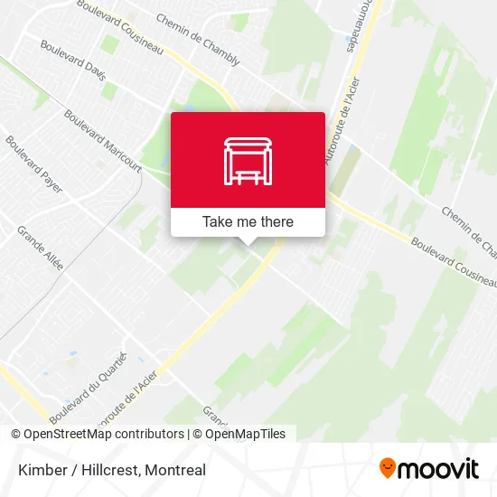 Kimber / Hillcrest map