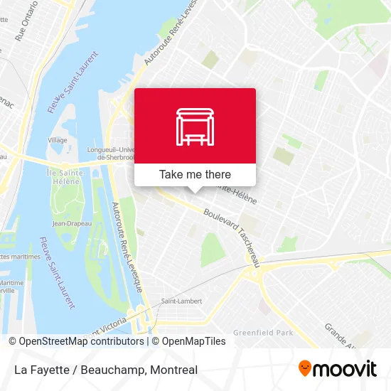 La Fayette / Beauchamp map