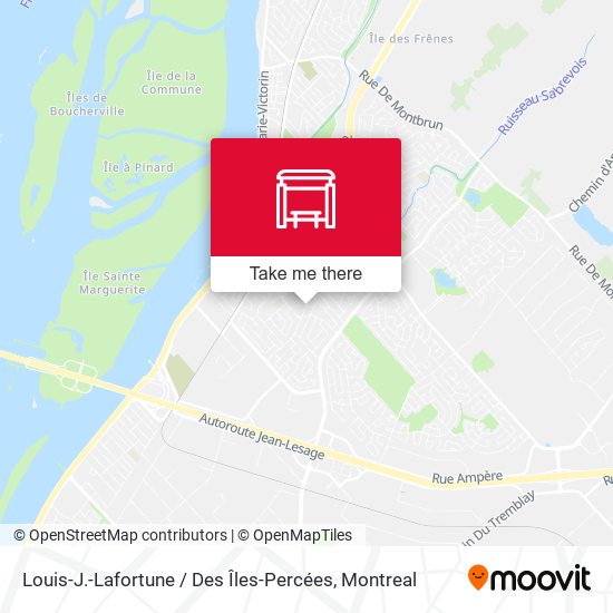 Louis-J.-Lafortune / Des Îles-Percées map