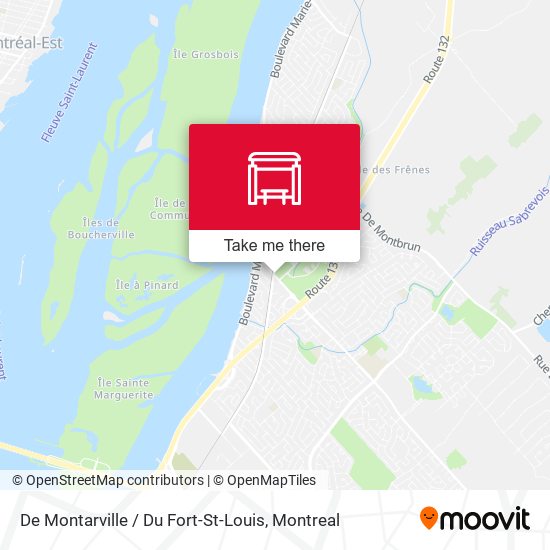 De Montarville / Du Fort-St-Louis map