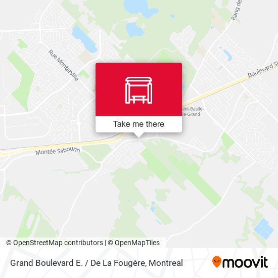 Grand Boulevard E. / De La Fougère map