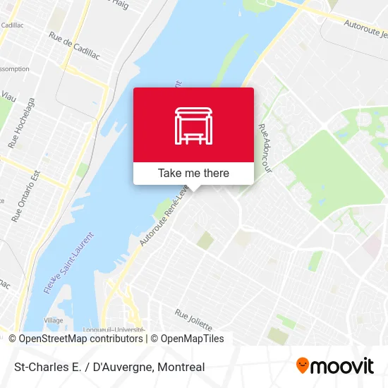 St-Charles E. / D'Auvergne map