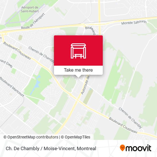 Ch. De Chambly / Moïse-Vincent map