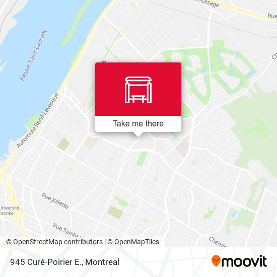 945 Curé-Poirier E. map