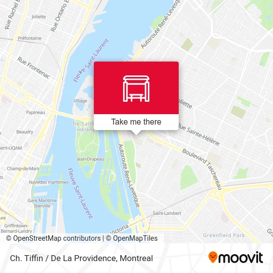 Ch. Tiffin / De La Providence map