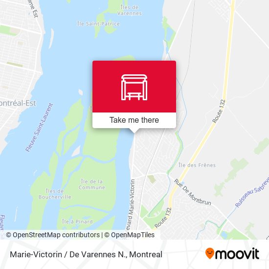Marie-Victorin / De Varennes N. map