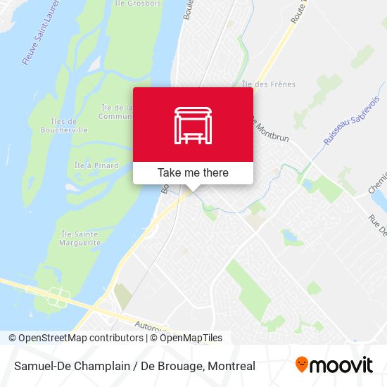 Samuel-De Champlain / De Brouage map