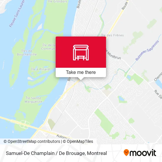 Samuel-De Champlain / De Brouage map