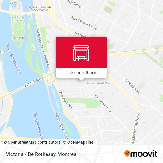 Victoria / De Rothesay map