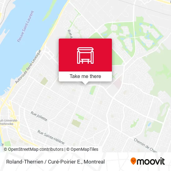 Roland-Therrien / Curé-Poirier E. map