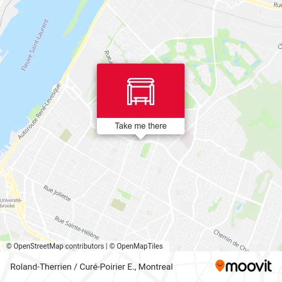 Roland-Therrien / Curé-Poirier E. map