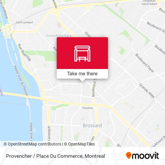 Provencher / Place Du Commerce map
