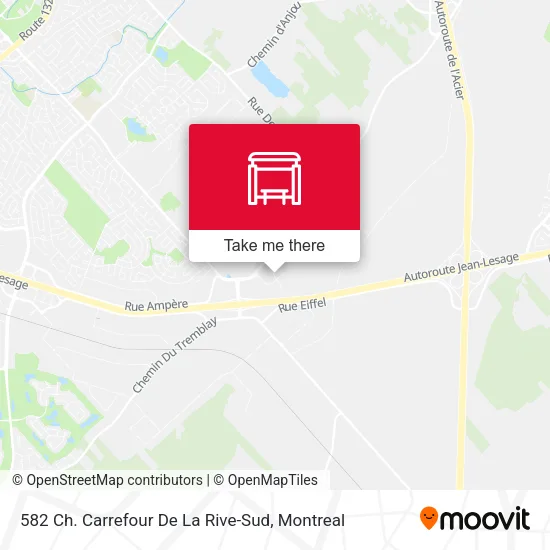 582 Ch. Carrefour De La Rive-Sud map