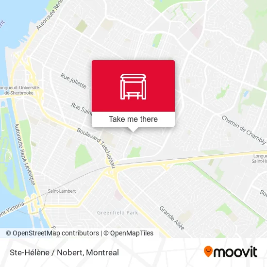 Ste-Hélène / Nobert map