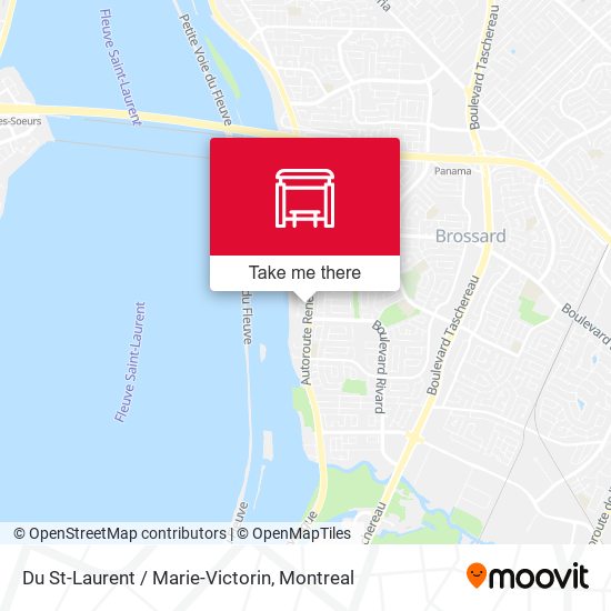 Du St-Laurent / Marie-Victorin map