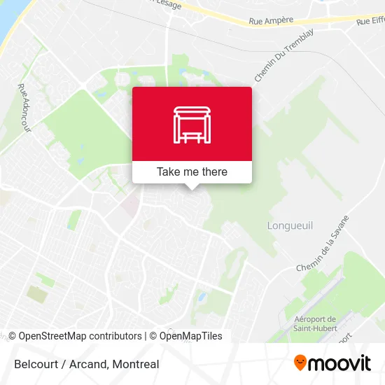 Belcourt / Arcand map