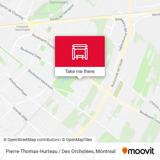 Pierre-Thomas-Hurteau / Des Orchidées map
