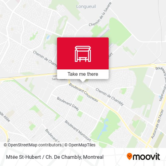 Mtée St-Hubert / Ch. De Chambly map