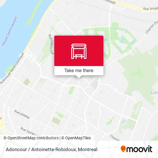 Adoncour / Antoinette-Robidoux map