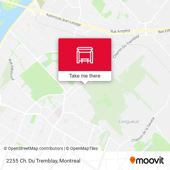 2255 Ch. Du Tremblay map