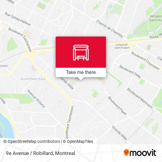 9e Avenue / Robillard map