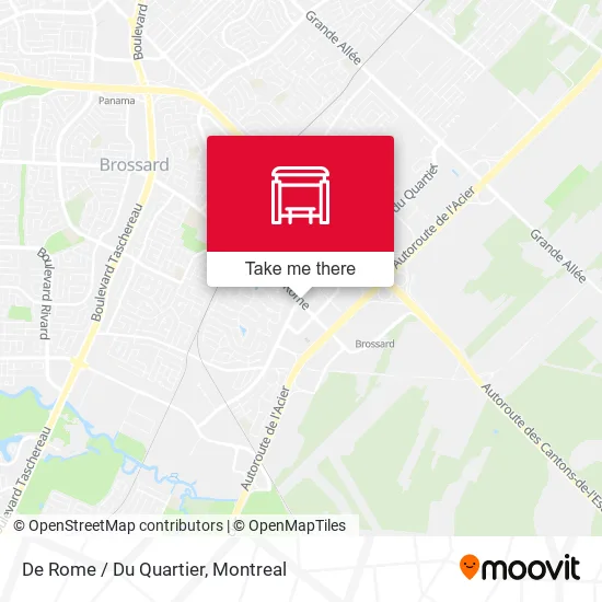 De Rome / Du Quartier map