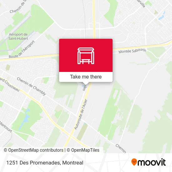 1251 Des Promenades map