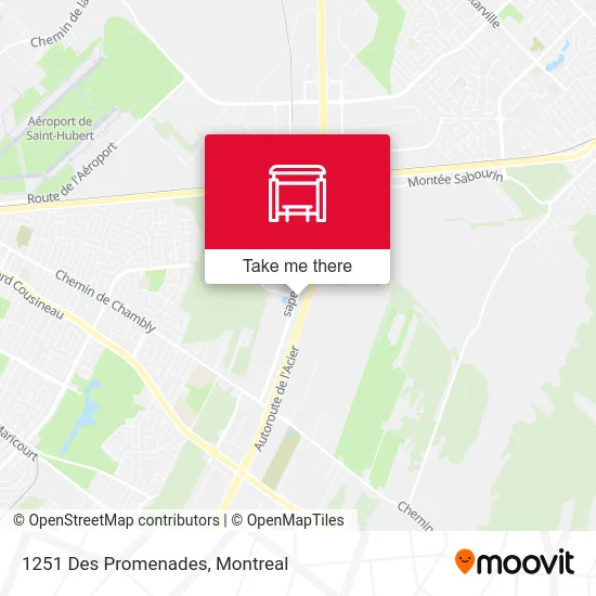 1251 Des Promenades map