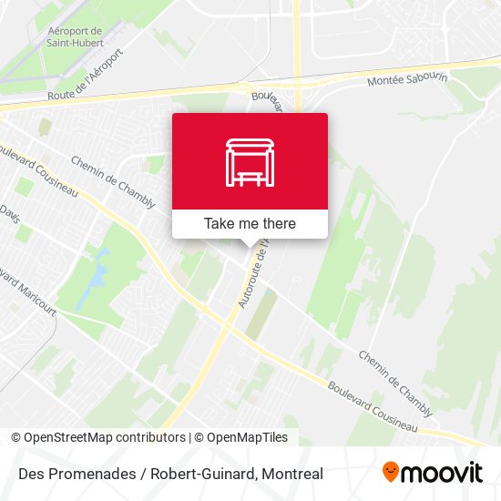 Des Promenades / Robert-Guinard map