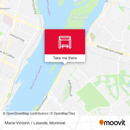 Marie-Victorin / Lalande map