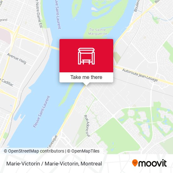 Marie-Victorin / Marie-Victorin map