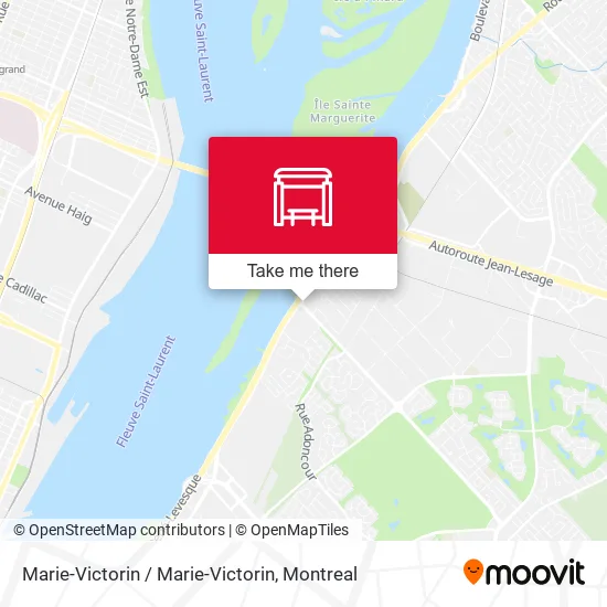 Marie-Victorin / Marie-Victorin map