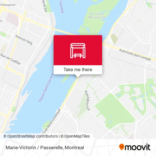 Marie-Victorin / Passerelle map