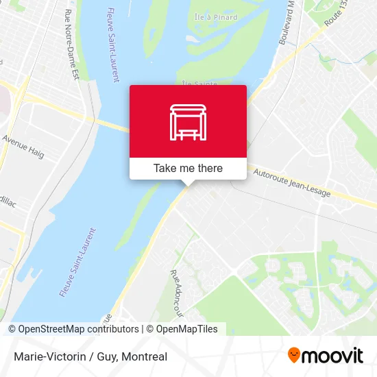 Marie-Victorin / Guy map