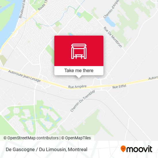 De Gascogne / Du Limousin map