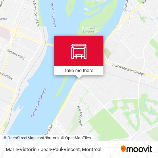 Marie-Victorin / Jean-Paul-Vincent map