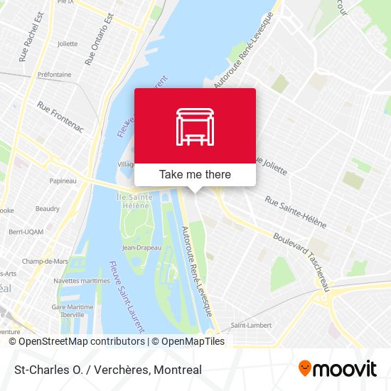 St-Charles O. / Verchères map